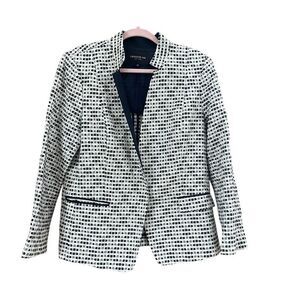 Lafayette 148 New York Black and White Blazer